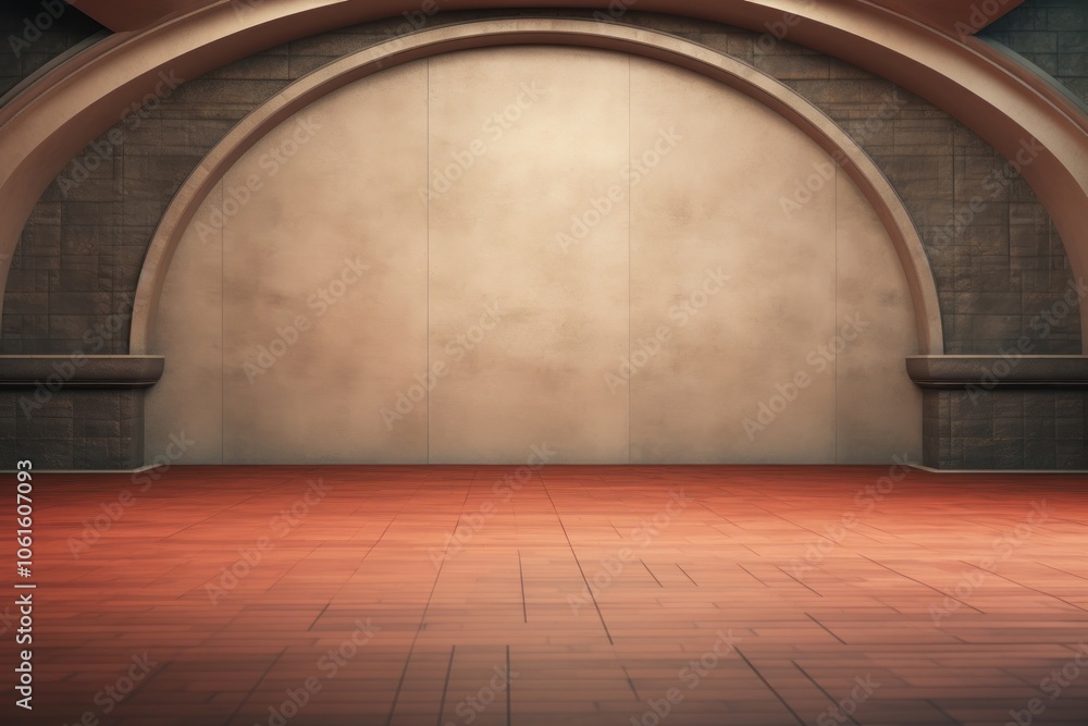 Poster empty empty wall stage architecture backgrounds flooring.