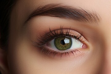 Obraz premium Eyebrow skin cosmetics forehead.