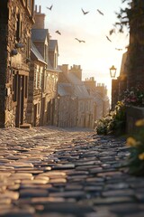 Spettacolare veduta di saint malo.