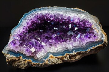 Amethyst geode amethyst gemstone crystal.