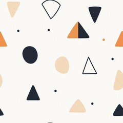 Modern minimalist shapes(Seamless Pattern and Tile image)