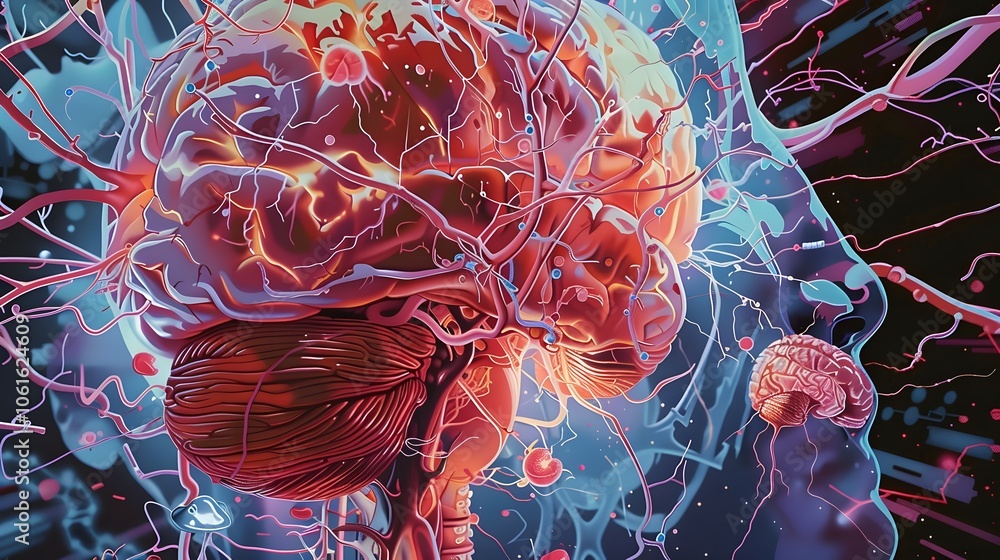 Poster Captivating Neural Network Visualization of the Human Brain s Intricate Connectivity and Dynamism