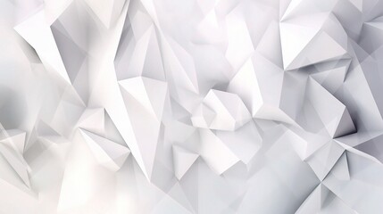 Naklejka premium Soft White Abstract Geometric Background Design