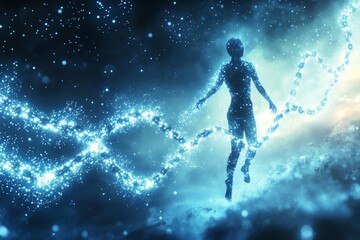 Naklejka premium Breaking the Digital Chains, Digital Detox and Mental Health