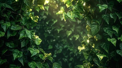 Obraz premium Jungle Vines Flowing on Transparent Background, 8K Realistic