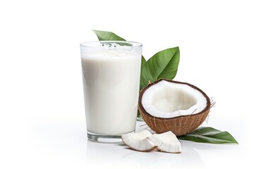 Milk coconut dairy drink.