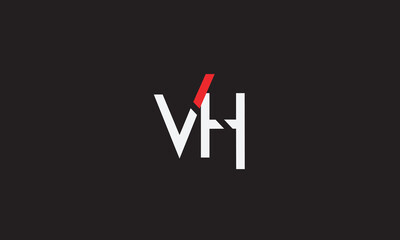  VH, HV , V , H , Abstract Letters Logo Monogram