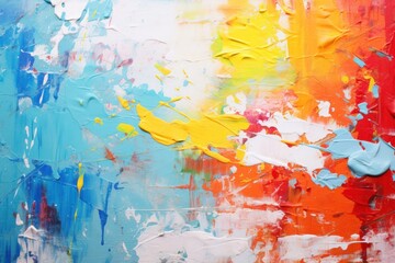 Impressionism painting canvas wall.