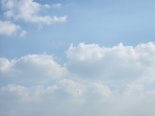 blue sky with clouds