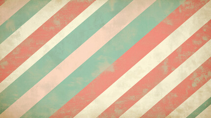 Colorful vintage striped pattern in pastel hues creating a visually appealing backdrop for creative projects