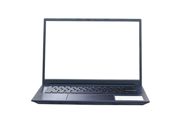 Fototapeta premium laptop closed. Computer or notebook turn off isolated on transparent background.