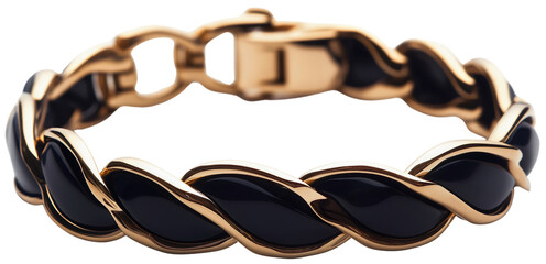 Exquisite luxury bracelet isolated, gleaming jewellery jewelry fashion accessory, refined precious gift elegance beautiful, shiny elegant golden, glamorous expensive dazzling