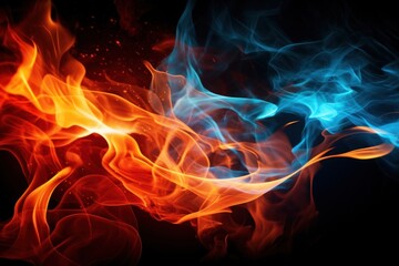 Fototapeta premium Fire backgrounds pattern light.