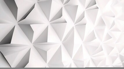 Obraz premium Geometric White Pattern with Soft Shadow Effects