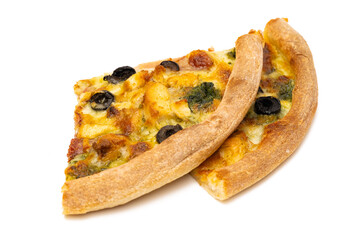 Italian pizza with olives
