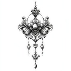 floral, flower, baroque, pattern, vector, design, ornament, leaf, decoration, illustration, art, element, vintage, swirl, black, frame, scroll, tattoo, decor, nature, plant, ornate, silhouette, border