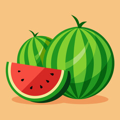 illustration of watermelon