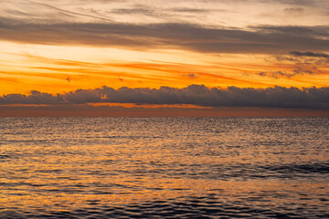 Obraz premium beautiful sunrise over the Aegean Sea