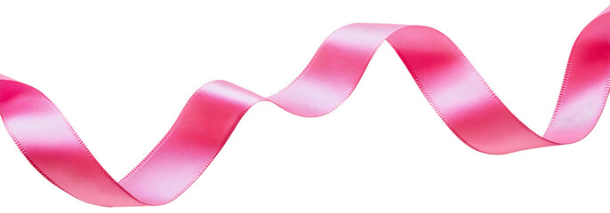 Meaningful pink ribbon isolated, supportive cancer charity satin hope, compassionate campaign awareness silk symbol, solidarity survivor empowering, healing beautiful hopeful
