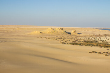 Beautiful Panorama Of Wadi El Rayan, National Park, Fayoum Oasis, Western Desert, Egypt	
