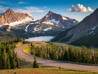 Fototapeta premium road in the mountains