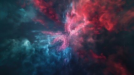 Vibrant fireworks display against dark night sky symbolizing new beginnings, dynamic burst of light captured with wide-angle lens, ample copy space for text or design elements.