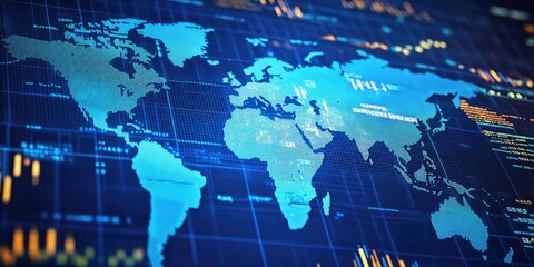 A group of financial analysts evaluates the impact of geopolitical events on market conditions, using data analysis to inform their strategies.