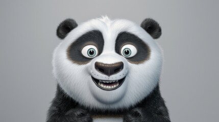Joyful Panda with Sparkling Eyes