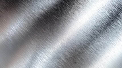 A close-up shot of a shiny metal surface with reflections and texture