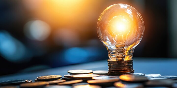 An entrepreneur presents a disruptive business model to potential investors, highlighting key differentiators with compelling data.