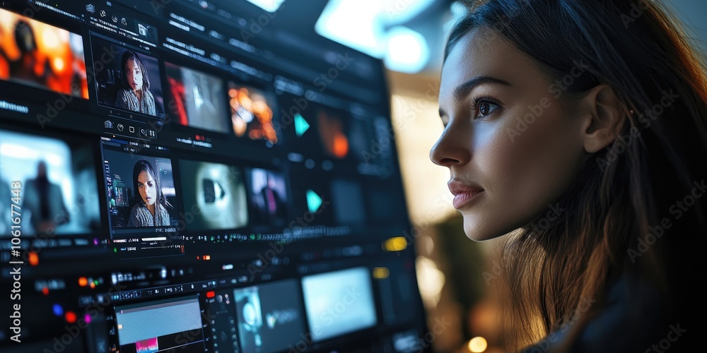 Leinwandbilder An advanced media content creation suite filled with state-of-the-art tools enabling seamless multimedia production and editing.