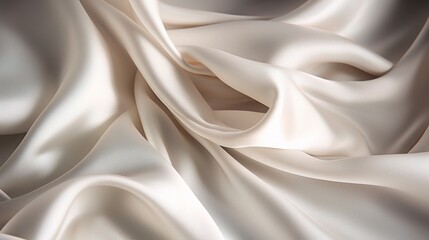 Obraz premium Soft White Silk Texture Background for Elegant Design