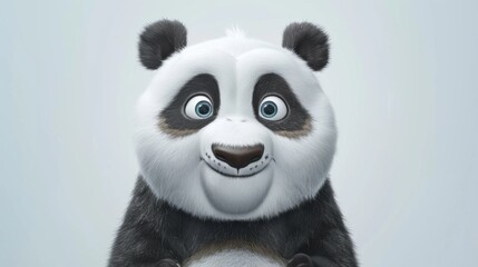 Joyful Panda with Sparkling Eyes