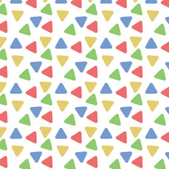 Fototapeta premium Abstract multi-colour geometric background with triangle shape pattern