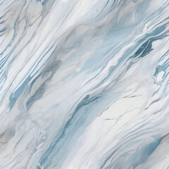 Natural marble pattern uses white and blue colors, emphasizing light and delicate lines, giving a sense of calm and coolness.