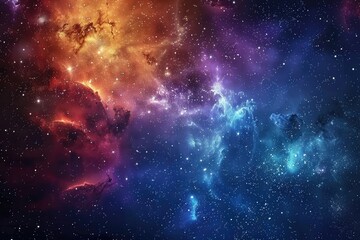 A Cosmic Tapestry of Nebulae and Stars