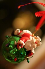 Bright Christmas and New Year Festive Mood Decoration Background