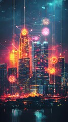 Obraz premium Cyber Diplomacy, Digital Diplomacy and International Relations