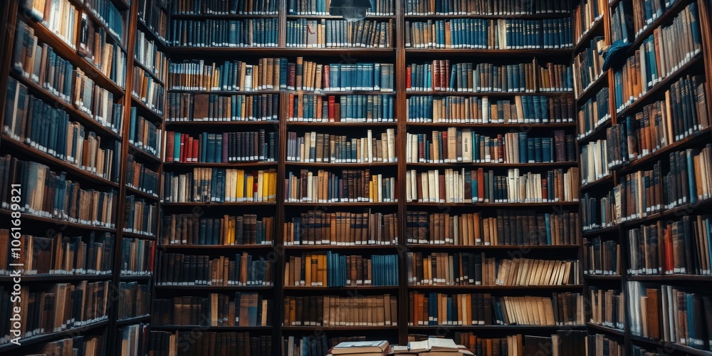 Leinwandbilder A high-resolution knowledge management system using AI-enhanced categorization to ensure efficient access to resources.
