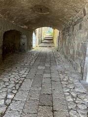 Fototapeta premium subway in an ancient italian town