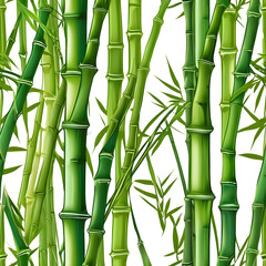 Natural green bamboo pattern, small wood grains that are perfectly connected, fresh colors and thin lines, giving a refreshing and relaxing feeling.