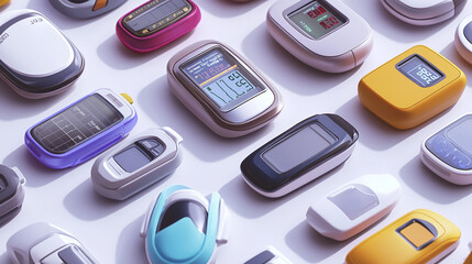 Advanced medical equipment, such as smart glucose monitors, helps patients manage chronic conditions with greater accuracy and convenience.