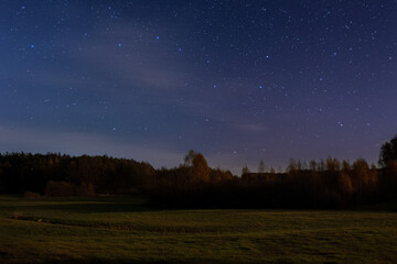 duży wóz fotografia nocnego nieba krajobraz  © Adrian