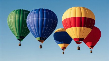 Obraz premium hot air balloon in flight