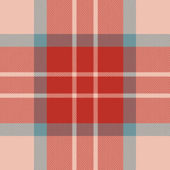 Plaid check pattern. Seamless fabric texture. Tartan textile print.