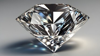 "A sparkling diamond with facet detail, displayed on a white background."

