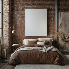 Industrial Loft Bedroom.