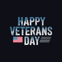 Happy veterans day t-shirt design