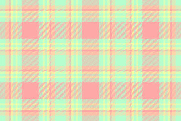 India vector background seamless, micro tartan fabric textile. Nyc check texture plaid pattern in light and red colors.