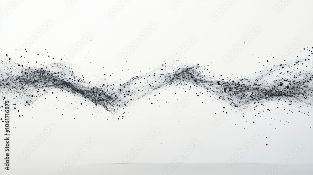 Aufkleber a mesmerizing depiction of a quantum bridge constructed from shimmering particles that radiate energ